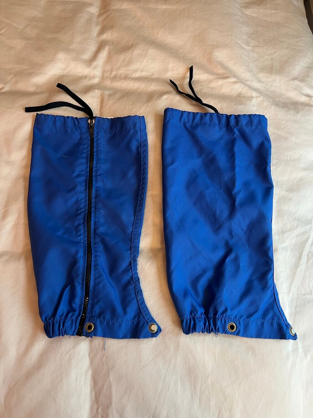 vintage REI adult medium blue 15" gaiters hiking trekking camping mountaineering